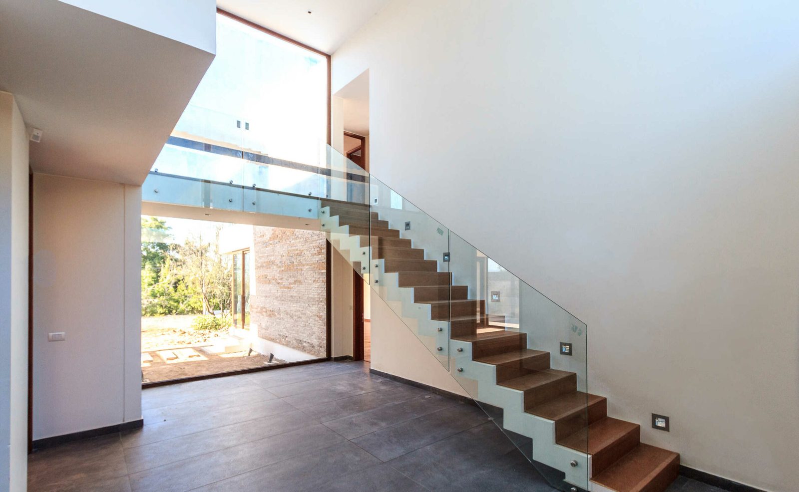 Glass railings