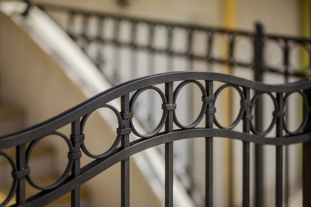 Wrought Iron Fence Curved