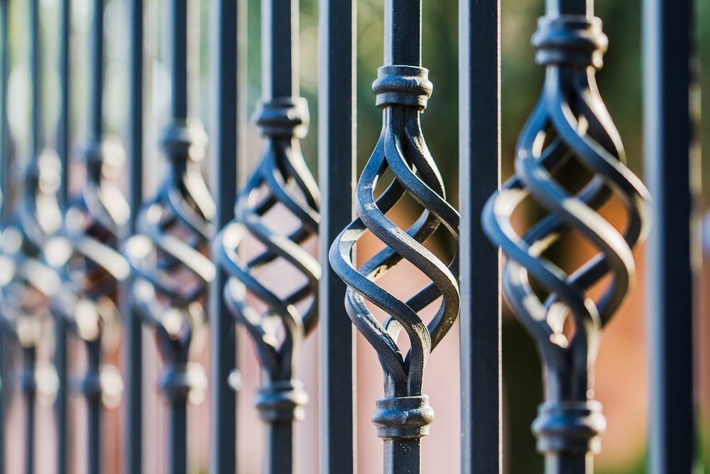 Wrought Iron Fence Intricate