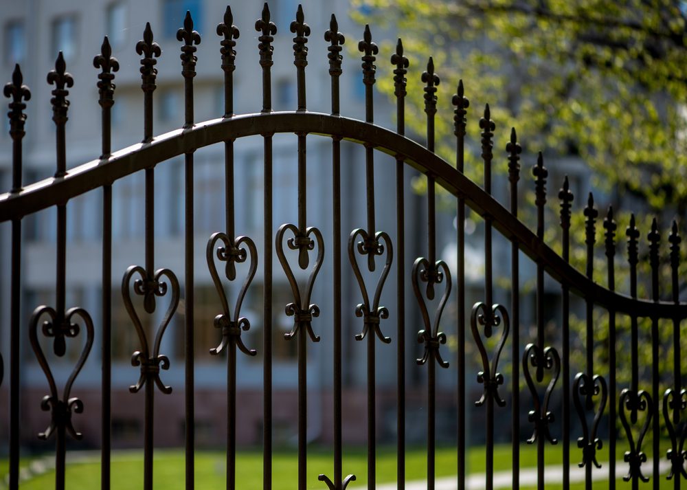 Wrought Iron Fence Wave