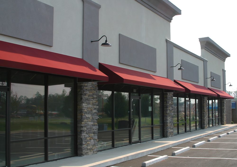 Glass storefronts