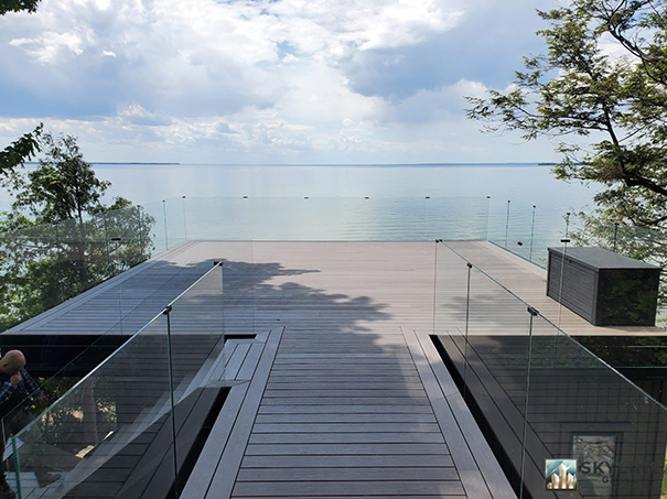 Deck Glass Railings